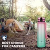 Survivor Filter 1L Sports Water Bottle with Time Markings -