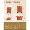 Cosbarn Luggage Sets 4 Piece, Suitcases with Wheels, PP Hard