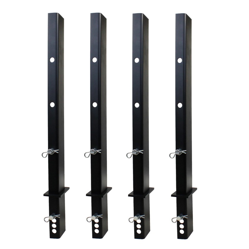 YHXCUIER Heavy Duty 4 Pack 30" Adjustable C Channel Pipe
