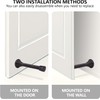 85mm Spring Door Stop - Heavy Duty Metal Wall Mounted