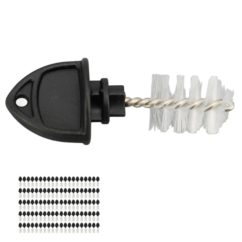 100Pcs Beer Plugs Tap Brush Dustproof Multifunctional Nylon Cleaning Brush