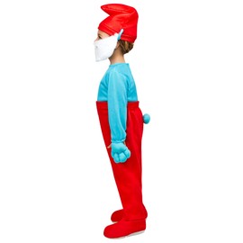 Rubie's Toddler The Smurfs Papa Smurf Costume Jumpsuit, As Shown, 2T