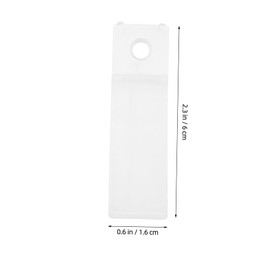 Zerodeko 40 Sets Non Slip Drawer Stops Clear Plastic Drawer Stoppers with Stainless Steel Screws for Cabinets Dressers and Chests Comprehensive for Tidy Storage