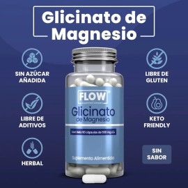 Glicinato Magnesio Cápsulas 500 Flow