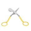 6 Inch Duckbill Scissors Stainless Steel Blades Duckbill Applique Scissors