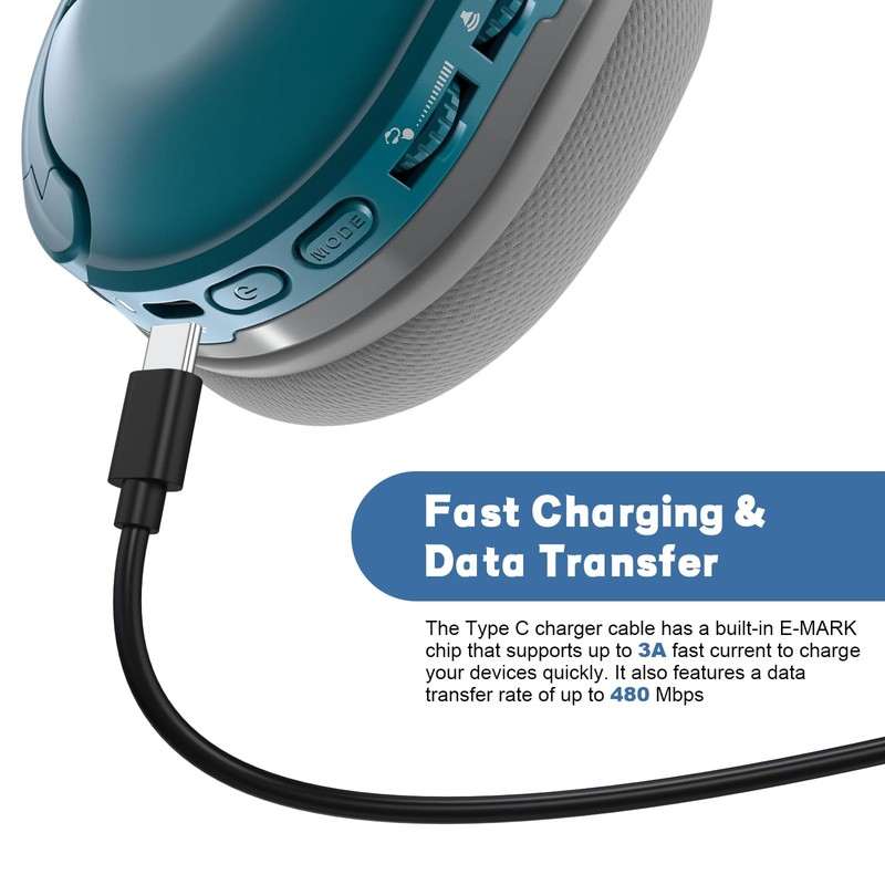 Zosvoses Type C Headphone Charger Compatible with Turtle Beach Stealth