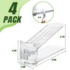 MOOKNAT Clear Shoe Slot Organizer, 24 Pack Adjustable Shoe Slots