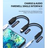 Zoyuzan USB-C to 3.5mm Headphone Adapter, 2 in 1, 60W
