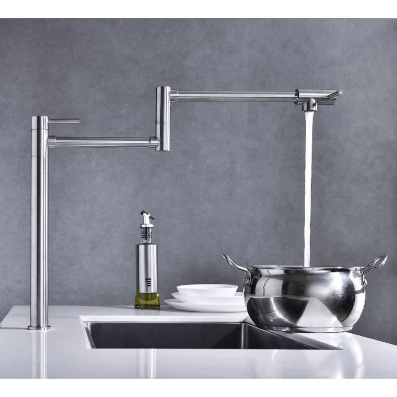 Extension Shank Kitchen Faucet Pot Filler with Premium FeaturesColor: as