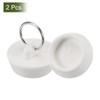 sourcing map 2Pcs Tub Stoppers, Rubber Bathtub Stoppers 31-34mm Kitchen