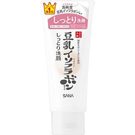 (Sold as Set) Noevia Sana Smooth Honpo Moist Cleansing Face Wash NC (5.3 oz (150 g) x 3 Piece Set Contains Soy Milk Isoflavones, Makeup Remover