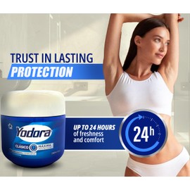 Classic Deodorant Yodoraa PACK of 60gr /2.11oz & 32g /1.12oz - Importado de Colombia - maximum protection