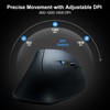 SANWA 2.4G Wireless Ergonomic Mouse, Optical Vertical Computer Mice, Silent