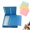 Sticky Note Stencil, Sticky Note Holder with Stencil 3x3 Sticky