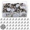 100pcs White Reflective Tacks, Box Package Reflective Trail Marking Tacks
