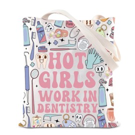 BAUNA Kieferorthopäden-Geschenk, Zahnarzt-Tragetasche, Zahnhygieniker, Abschlussgeschenk, Zahnarzthelferin, Geschenk, heiße Mädchen, Arbeit in der Zahnmedizin, Geschenk, Zahnarzt-Tragetasche, 35*40cm