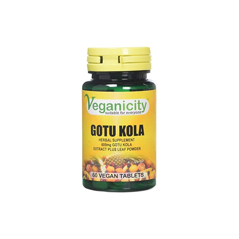 Veganicity Gotu Kola 600mg : Women's Health Herbal Supplement -