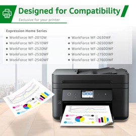 GREENSKY Multipack 16 XL Printer Cartridges Compatible with Epson 16XL Cartridge for Epson WF 2630 WF 2760 WF 2660 WF 2510 Workforce WF-2760 WF-2630 WF-2660 WF-2510 WF-2750 WF-2650 WF-2540 (Pack of