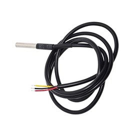 CANADUINO® Digital Temperature Sensor DS18B20 with Wire 1m, Watertight