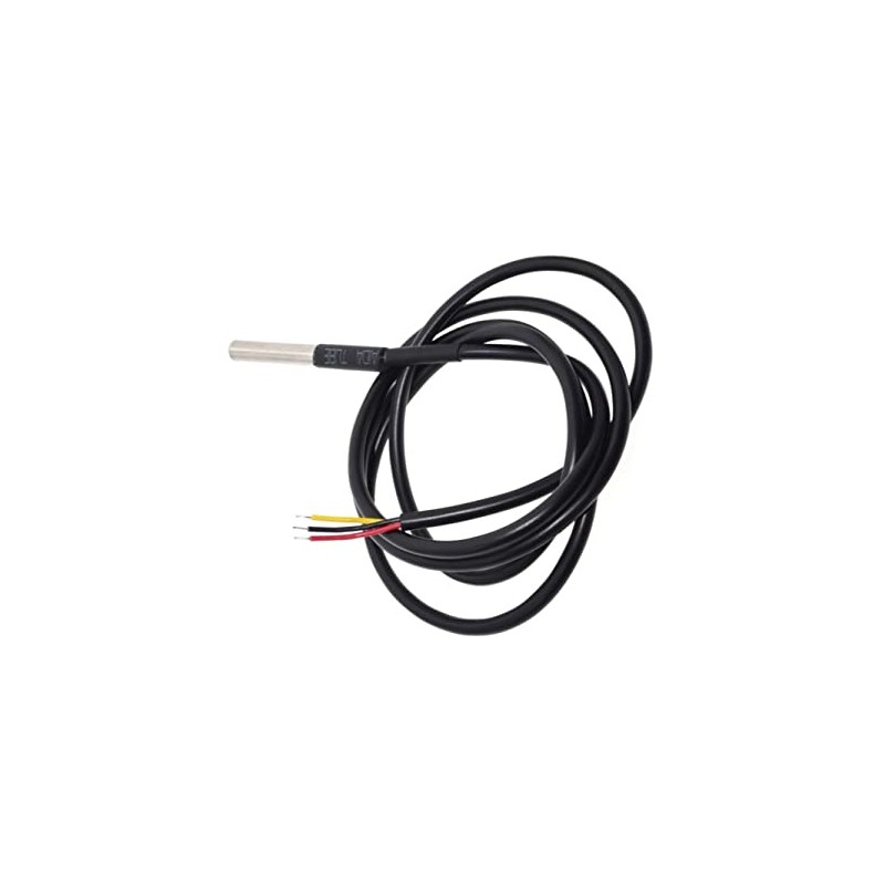 CANADUINO® Digital Temperature Sensor DS18B20 with Wire 1m, Watertight