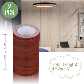 AKZYTUE Wood Grain Repair Tape, 3.93" X15' Chocolate Wood Floor Tape Self Adhesive Wood Grain Repair Patch for Tables Chairs Doors & Floors, All Kinds of Furniture Renovation