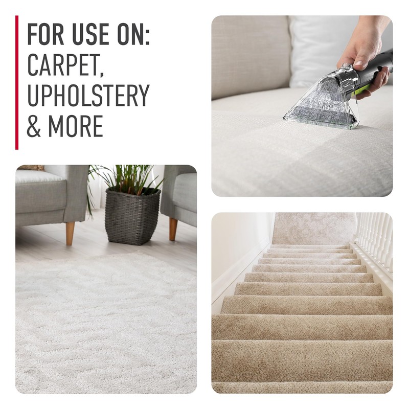 Hoover Pure Essentials Carpet Cleaner Solution, 128 oz., Fresh Rain