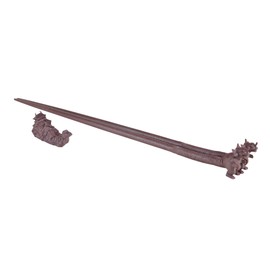 Folkart Chopsticks, Brown, Length: Approx. 9.1 inches (23 cm), Godzilla Figure, Chopsticks, Brown, Chopsticks Rest Included