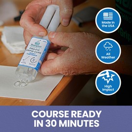 Brampton PRO-FIX Rapid Cure Golf Epoxy - Single Golf Club Repair - 30 Min Golf Club Repair - Golf Epoxy for All Golf Shafts, Golf Heads, Drivers, Putters, and Irons - Engineered for The Golf Industry