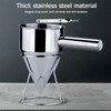 Stainless Steel Pancake Batter Dispenser Funnel 1200ML Large Capacity Conical