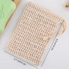 15 paquetes de bolsas para jabón, bolsas naturales de sisal