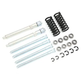 POCREATION Kit de Reparación de Bisagra de Puerta con Resorte, Pasador y Buje de Acero Inoxidable, Reemplazo para Camioneta C1500 1988-1999, Compatible con Silverado Sierra