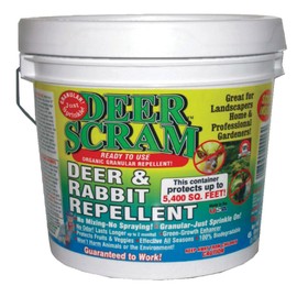 Enviro Pro Enviro Pro 1006 Deer Scram Repellent Granular White Pail, 5.75 Pounds, (Packaging May Vary)
