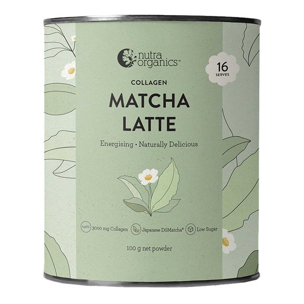 Nutra Organics Collagen Matcha Latte - 100gm