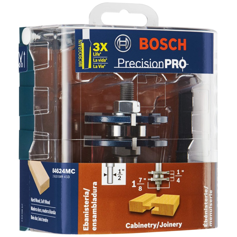 Bosch 84624MC 1-7/8 in. Tongue & Groove Router Bits