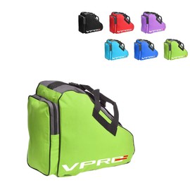 VPRO Ice Skate Bag, Inline Bag, Roller Skate Bag, Inline Bag, Ice Skate for Children/Adults, with Carry Strap and Zip (Green)