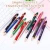 Snarky Funny Office Pens,24 Pcs Negative Sarcastic Hilarious Quotes Work