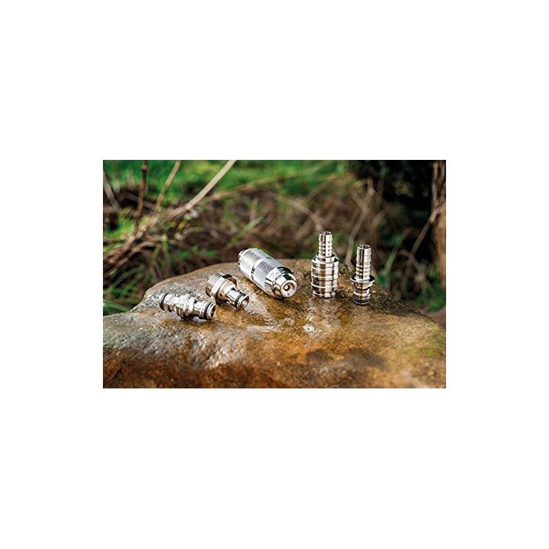 Lüdecke DN 9 WPNA System Adaptor Water Hose, Nickel-Plated Brass