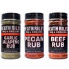 Heath Riles BBQ Steak Cooking Bundle (3 Rubs), Competition Winning Products from Pitmaster Heath Riles