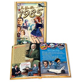 The Year Was 1985 Hardcover Mini Book: Great Birthday or Anniversary Present