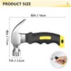 Stainless Steel Mini Claw Hammer Non-Slip Stubby Claw Hammer Useful