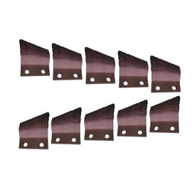 Digger Supply 5LH + 5RH Carbide Trencher Cup Teeth, fits Chains with 2" Pitch- 135924, 135925