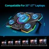 AIMIUZI Laptop Cooling Pad, Gaming Laptop Cooler with 5 Quiet