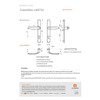 Bricard 788927 Handle Set on Emetal Plate and Stand for
