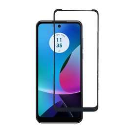 [2 Pack] Tempered Glass Screen Protector Frontier Protective Protector for Motorola Moto G Play 2023 Black