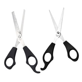 FRCOLOR 2pcs Hair Dresser Scissors Smooth Edges Easy to Use for Barbers Amateurs for Hair Cutting