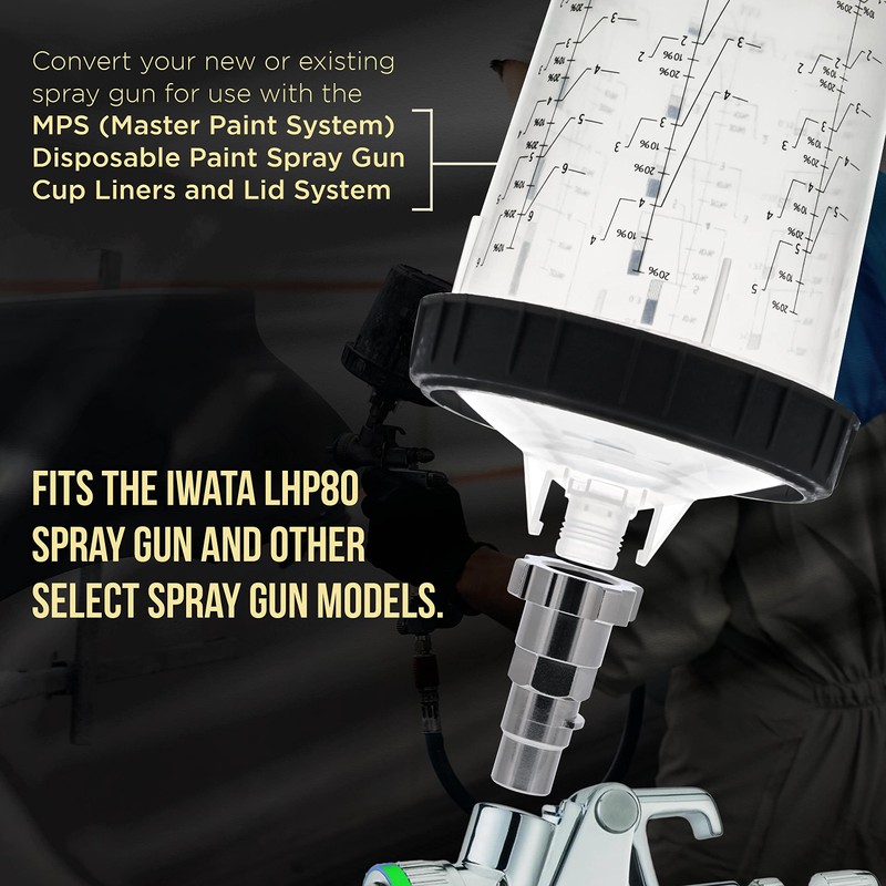 Master Airbrush Elite Paint System Spray Gun Adapter 800 -