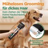 Gimars 3-in-1 Upgraded 4-Speed Dog Clipper, 7000 rpm for Thick