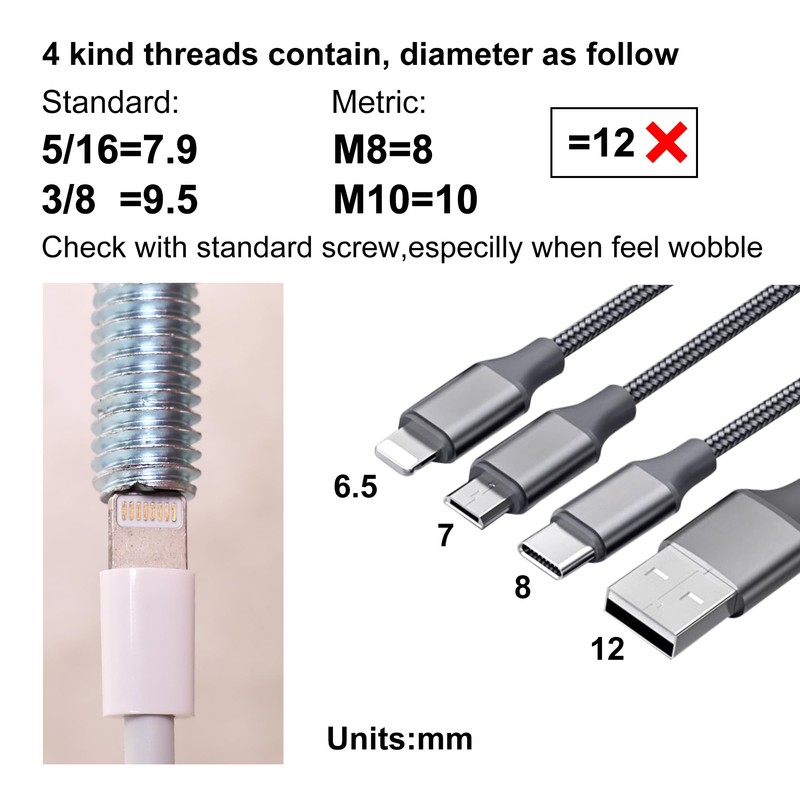 Skuehod 5 inch Metal Bed Legs Replacement for Adjustable Bed