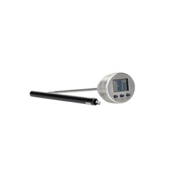Taylor Digital Kitchen Thermometer with Protective Case for Meat, Fish and Jam Cooking, Plastic/Stainless Steel, 16 cm Diameter