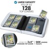 FunGuys Toploader Binder, Trading Card Binder Storage,128 4 Pocket Top